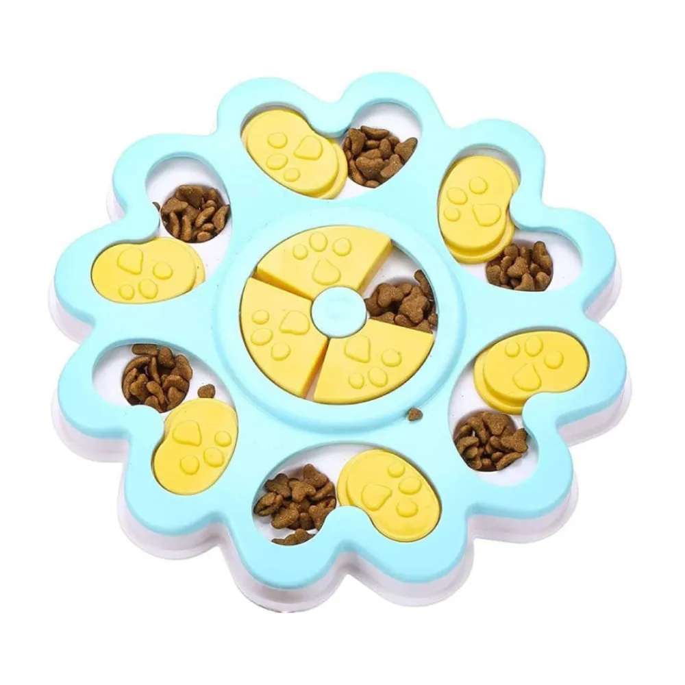 PetVogue, Star shaped Interactive Game Puzzle, Slow Feeder Food Dispenser for Dog/Cat