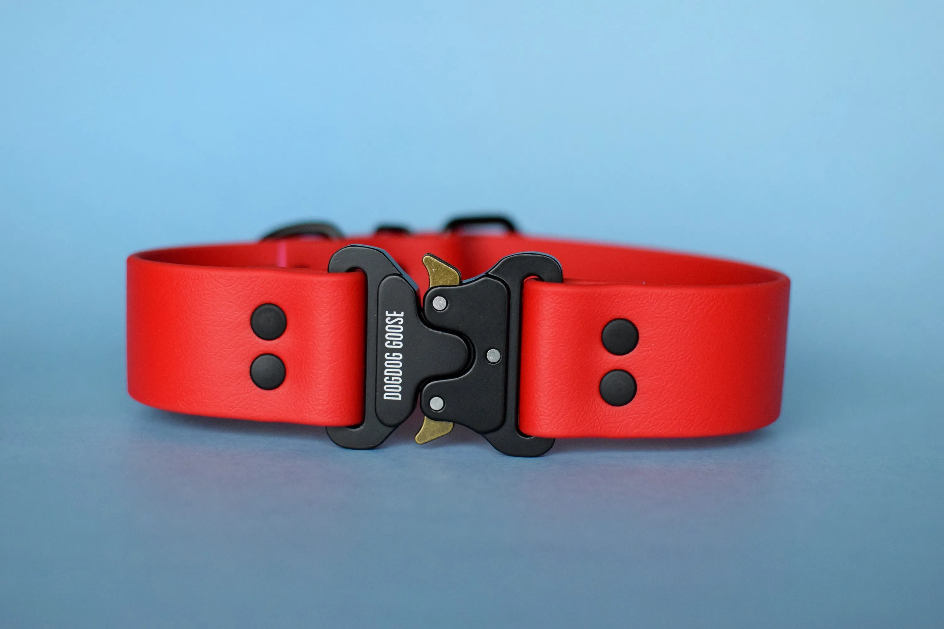 PREMADE COLLECTION - Red & Black Biothane Dog Collar