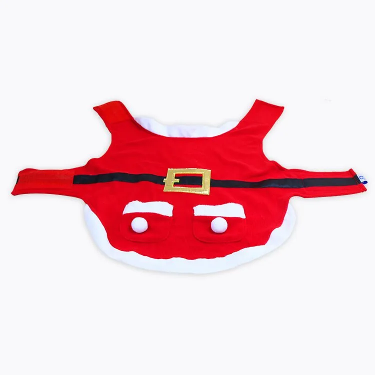 Shiny Velvet Pet Christmas Coat