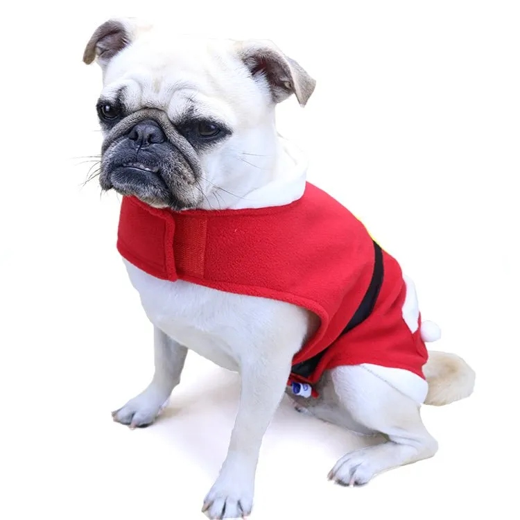 Shiny Velvet Pet Christmas Coat