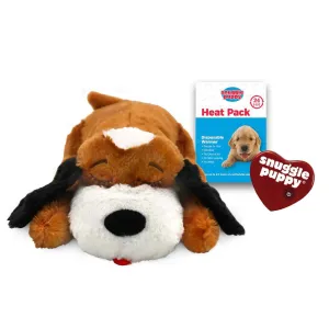 Snuggle Puppy Calming Toy - Brown & White