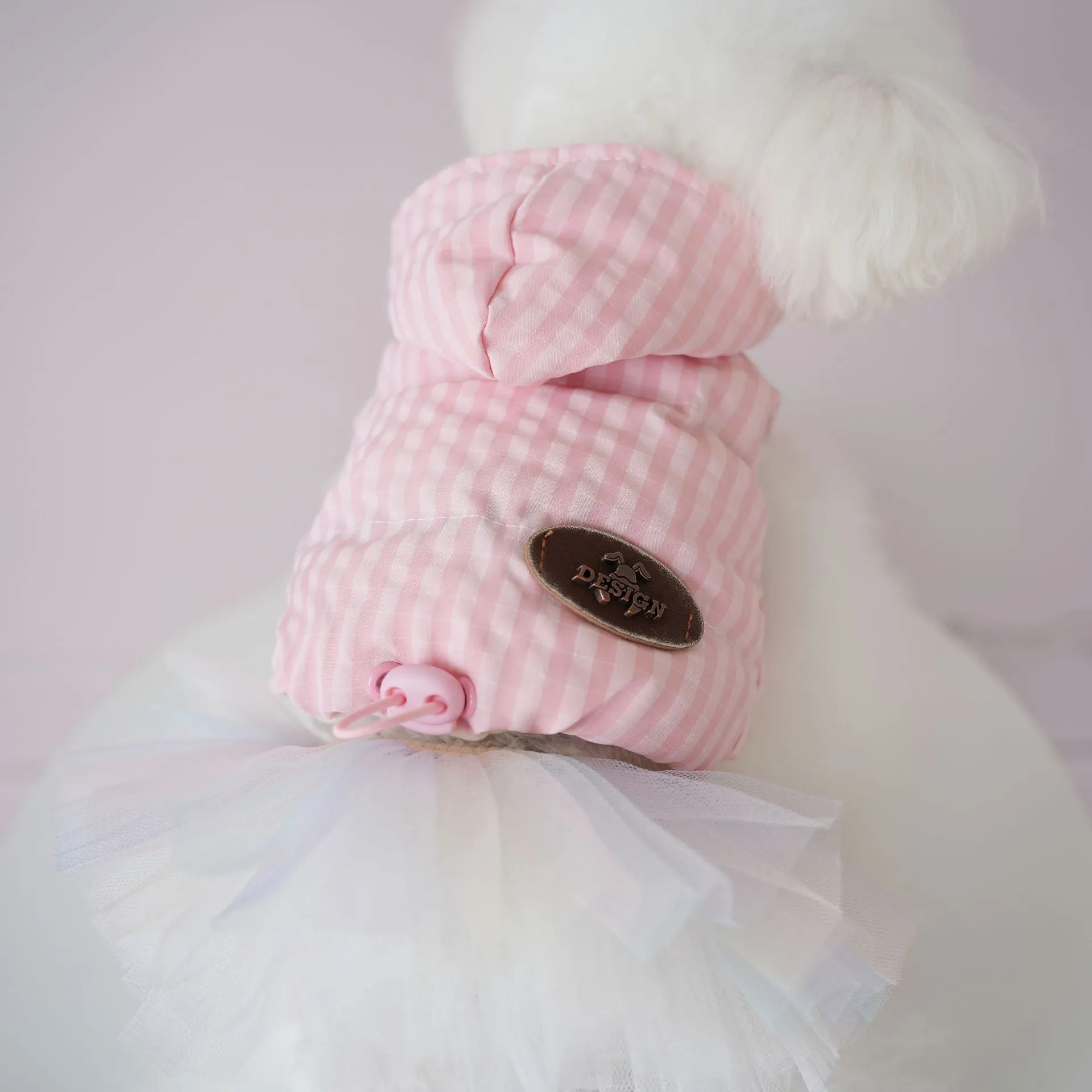 Sweet Fleece Dog Cat Jacket Tutu Dress