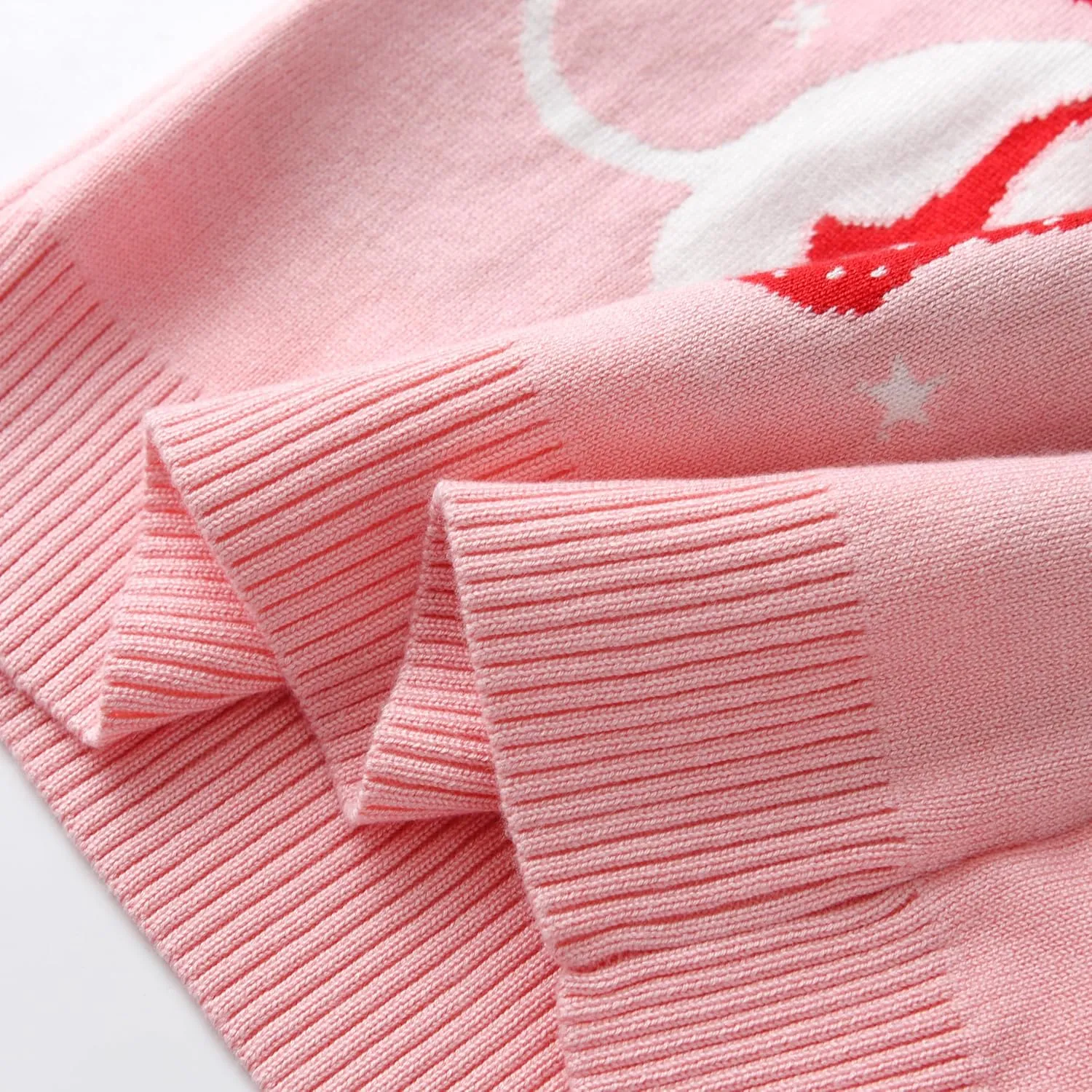 Toddler Girls Boys Christmas Sweater Knit Pullover Sweater Tops for Kids
