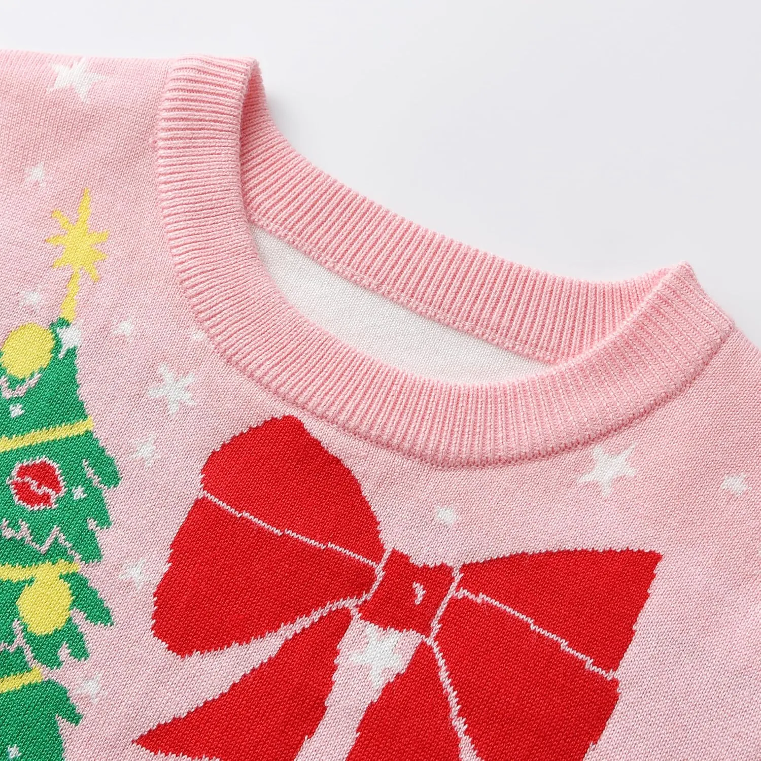 Toddler Girls Boys Christmas Sweater Knit Pullover Sweater Tops for Kids