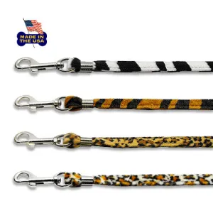 Velvet Animal Prints Pet Dog Leash