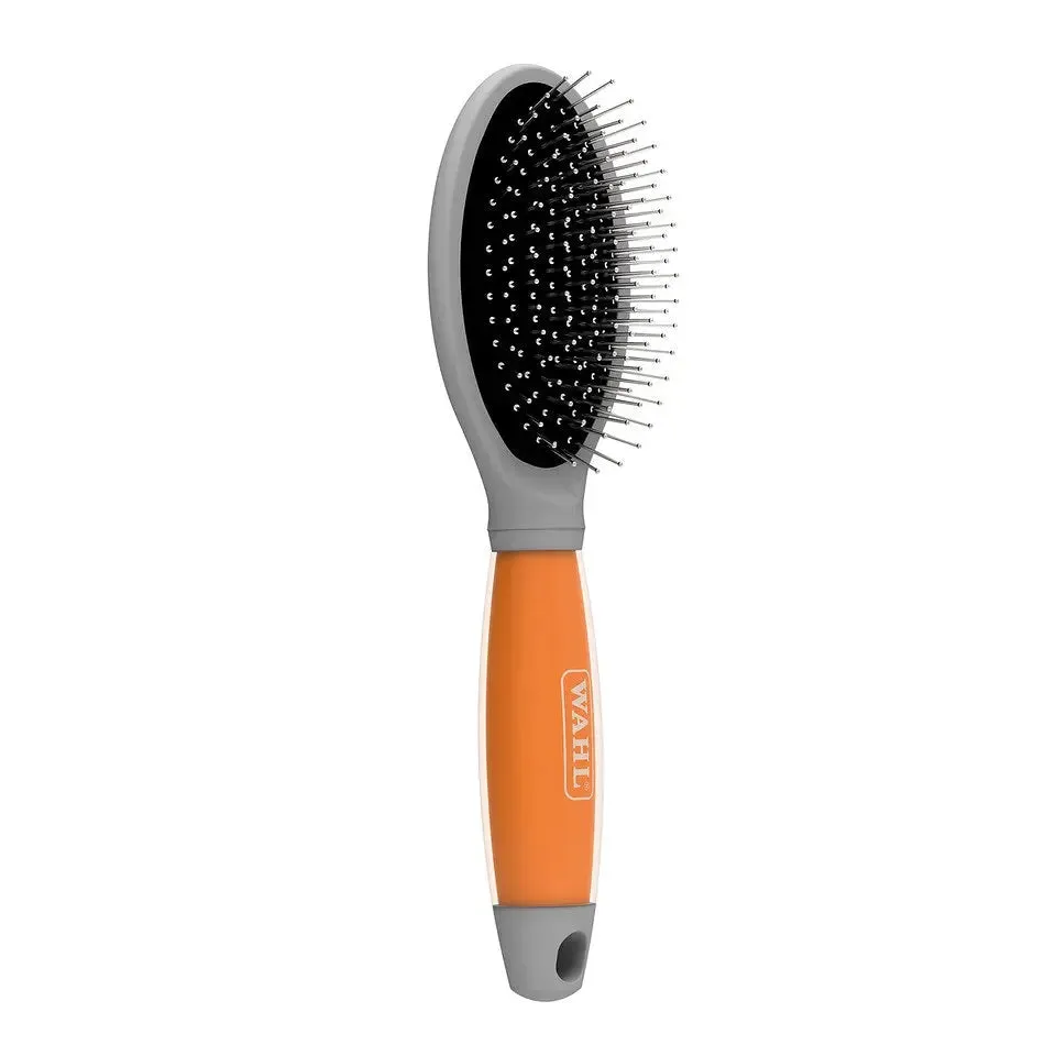 Wahl Pin Brush with Orange Gel Handle