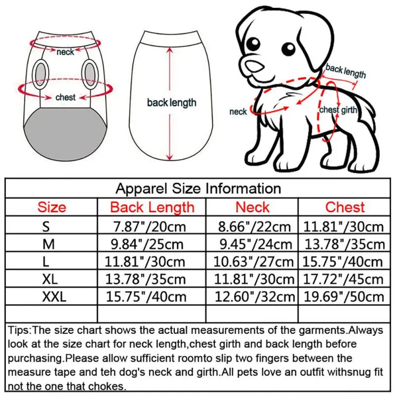 Warm Pet Dogs Hoodies Pentagram Five Stars Pattern Puppy Clothes Cute Autumn and Winter Dog Accessories
