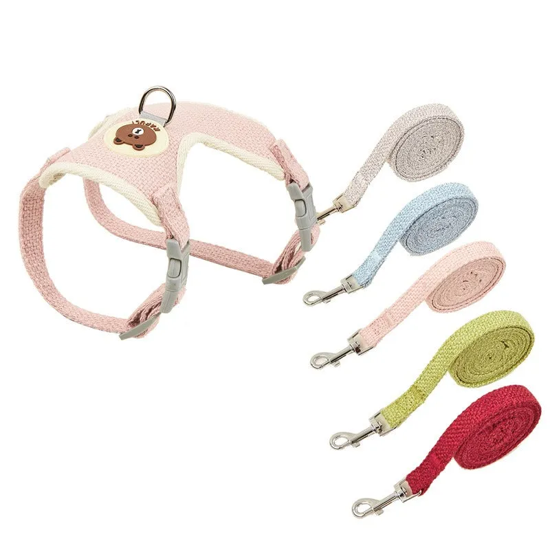 Wholesale Vest Style Small Dog Harness Leash