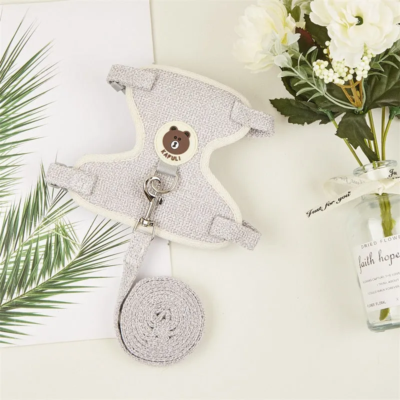 Wholesale Vest Style Small Dog Harness Leash