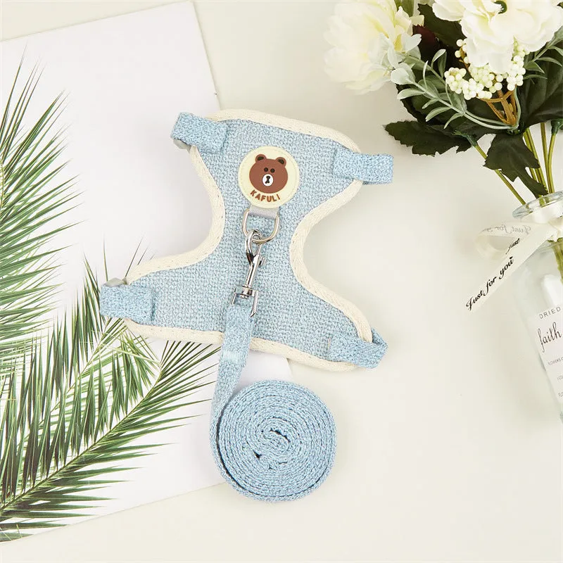 Wholesale Vest Style Small Dog Harness Leash