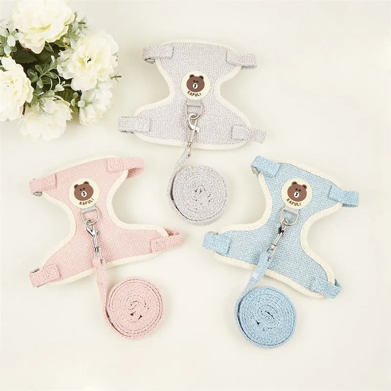 Wholesale Vest Style Small Dog Harness Leash
