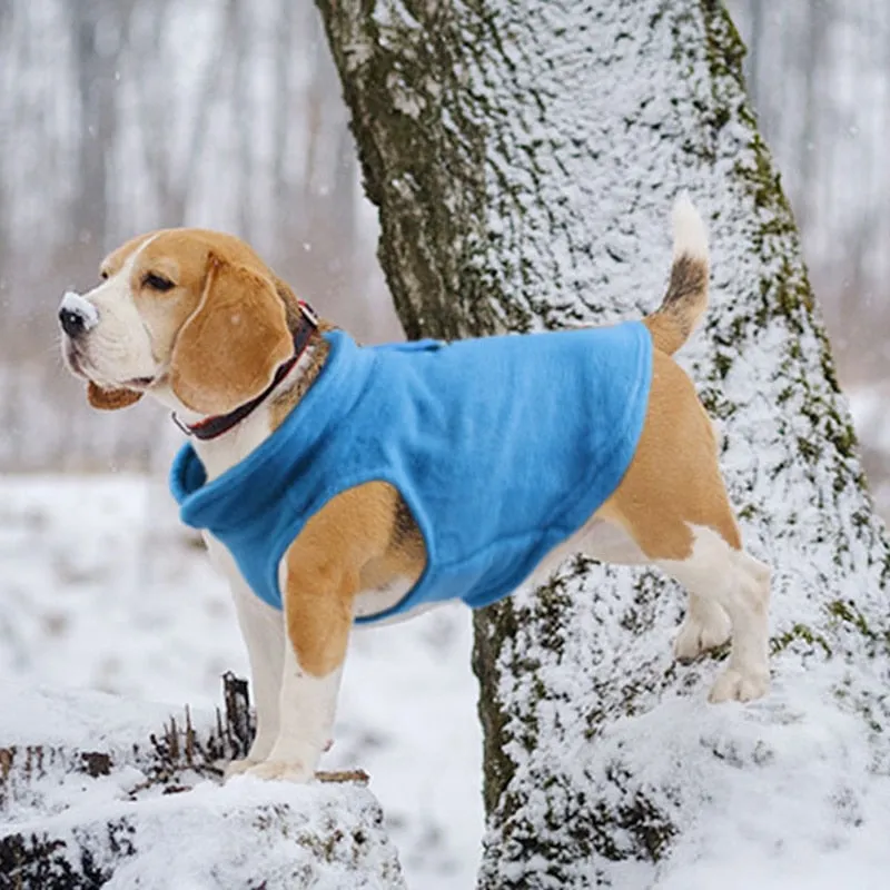 Winter Fleece Dog Cat Jacket Vest