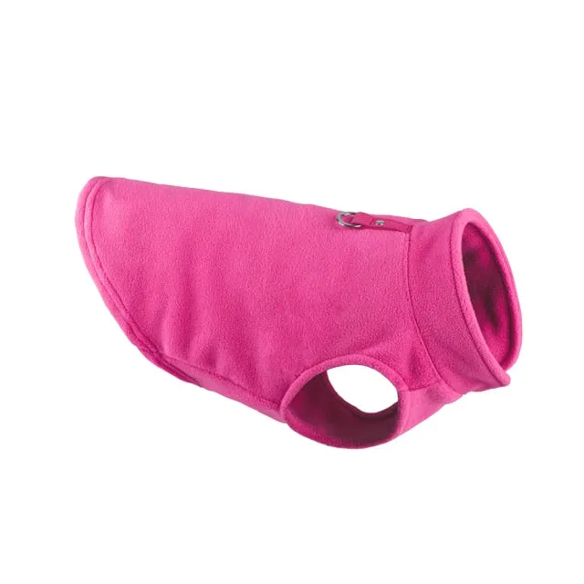 Winter Fleece Dog Cat Jacket Vest