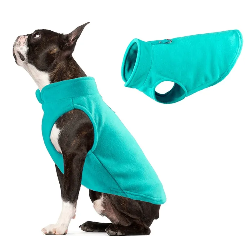 Winter Fleece Dog Cat Jacket Vest