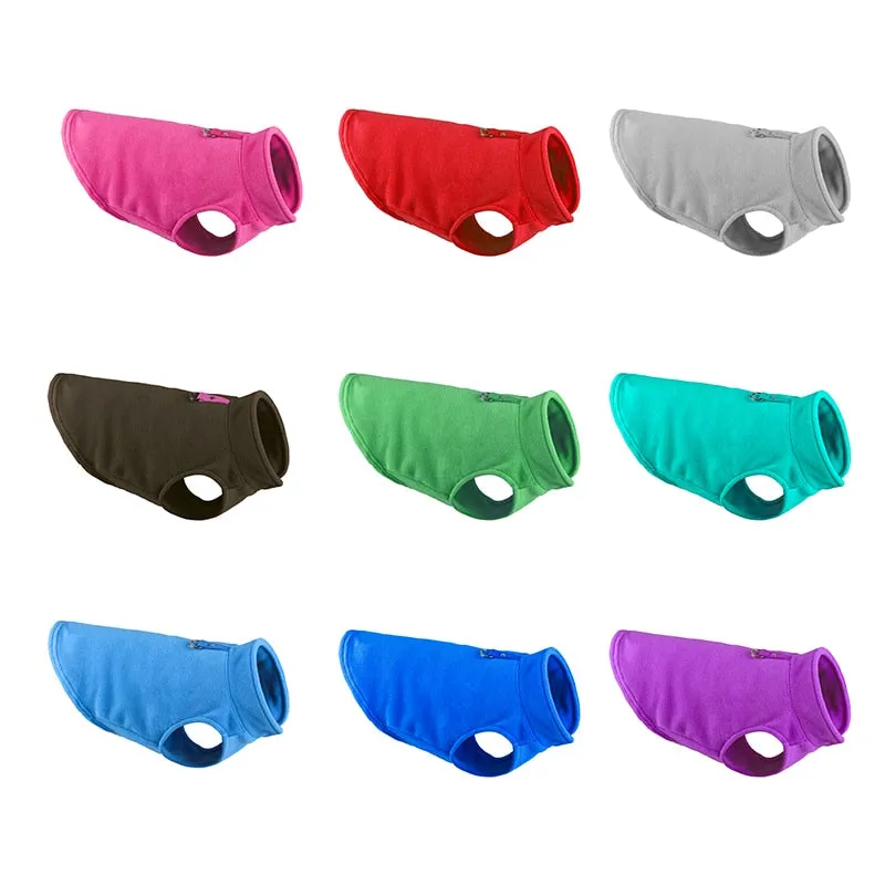 Winter Fleece Dog Cat Jacket Vest