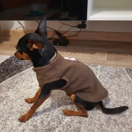 Winter Fleece Dog Cat Jacket Vest
