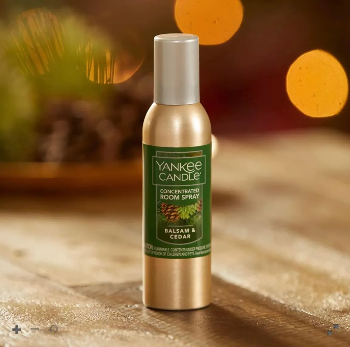 Yankee Candle Concentrated Air Freshener Room Spray, Odor Eliminator for Home, Bathroom, Balsam & Cedar, 1.5 Oz (Pack of 1)